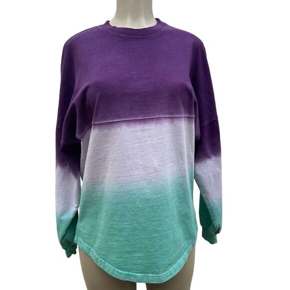 Siesta Key Top Long Sleeve Shirt Medium Unisex Comfort Colors Purple Heavyweight - Picture 2 of 11